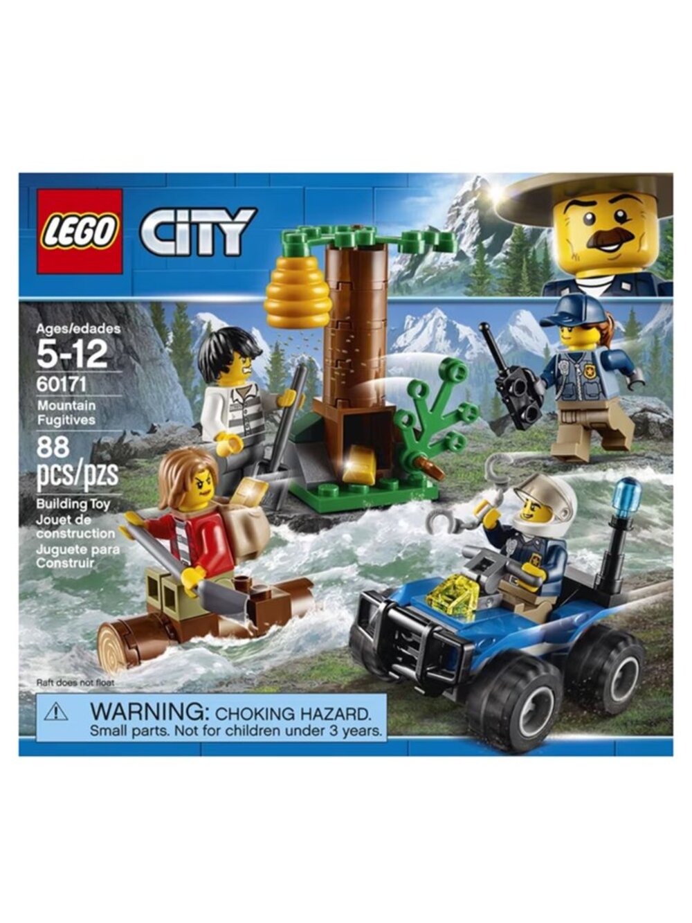 LEGO City 60171 Mountain Fugitives – Retired Complete Set w/ Box & Instructions